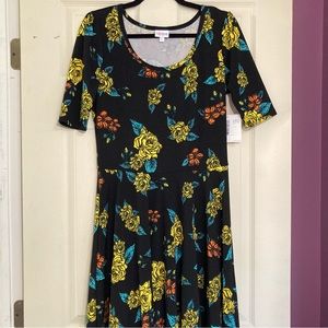 LuLaRoe Nicole Dress L